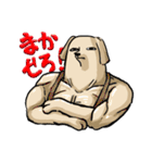 真顔時々変顔犬（個別スタンプ：9）