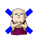 真顔時々変顔犬（個別スタンプ：26）