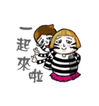 Hu-zi and his sister, Hu-lan（個別スタンプ：34）