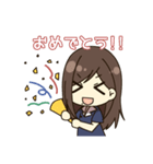 ダーツのAKIちゃん（個別スタンプ：9）