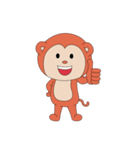Monkey ; Playing Musical Instruments（個別スタンプ：29）
