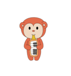 Monkey ; Playing Musical Instruments（個別スタンプ：32）