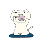 笑っている？ねこのスタンプ（個別スタンプ：12）