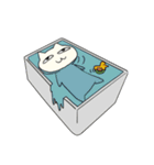 笑っている？ねこのスタンプ（個別スタンプ：17）