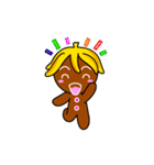 Banana Ginger Bread Man（個別スタンプ：3）