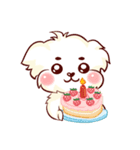 Maltese QQ, his daily life（個別スタンプ：24）