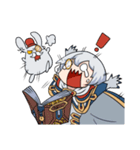 レナとグレイ伯爵（個別スタンプ：8）