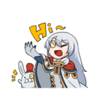 レナとグレイ伯爵（個別スタンプ：14）