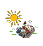 レナとグレイ伯爵（個別スタンプ：19）