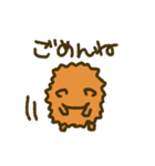 つながり眉毛のポメラニアン（個別スタンプ：6）