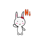 リサウサギ（日常言語の論文）（個別スタンプ：1）