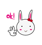 リサウサギ（日常言語の論文）（個別スタンプ：5）