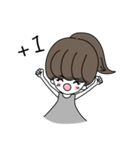 Daily Life of Ponytail Girl（個別スタンプ：14）