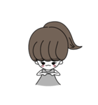 Daily Life of Ponytail Girl（個別スタンプ：18）