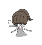 Daily Life of Ponytail Girl（個別スタンプ：23）
