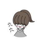 Daily Life of Ponytail Girl（個別スタンプ：24）
