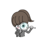 Daily Life of Ponytail Girl（個別スタンプ：30）