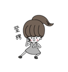 Daily Life of Ponytail Girl（個別スタンプ：33）