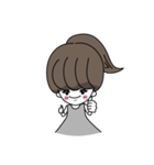 Daily Life of Ponytail Girl（個別スタンプ：37）