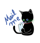 Tiny Black cat（個別スタンプ：3）