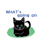 Tiny Black cat（個別スタンプ：4）