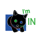 Tiny Black cat（個別スタンプ：10）