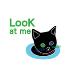 Tiny Black cat（個別スタンプ：15）