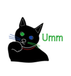 Tiny Black cat（個別スタンプ：20）