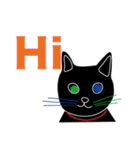 Tiny Black cat（個別スタンプ：21）