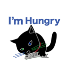 Tiny Black cat（個別スタンプ：33）