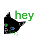 Tiny Black cat（個別スタンプ：35）