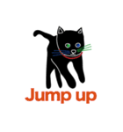 Tiny Black cat（個別スタンプ：39）