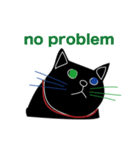 Tiny Black cat（個別スタンプ：40）
