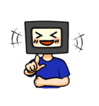 TVman（個別スタンプ：8）