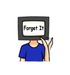 TVman（個別スタンプ：9）
