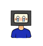 TVman（個別スタンプ：19）