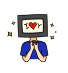 TVman（個別スタンプ：22）