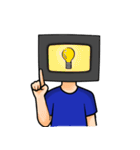 TVman（個別スタンプ：35）