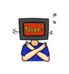 TVman（個別スタンプ：37）