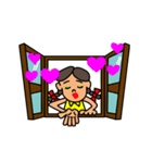 Girl in Ponytail（個別スタンプ：3）
