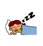 Girl in Ponytail（個別スタンプ：8）