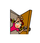 Girl in Ponytail（個別スタンプ：10）