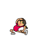 Girl in Ponytail（個別スタンプ：20）
