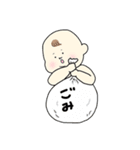 素朴な赤ちゃん（個別スタンプ：35）