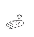 A hand full of emotions（個別スタンプ：4）