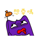 purple Devil＆ pink baby（個別スタンプ：3）