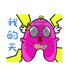 purple Devil＆ pink baby（個別スタンプ：12）