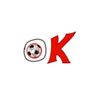 a football Man（個別スタンプ：6）