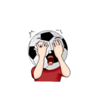 a football Man（個別スタンプ：16）