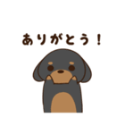 ダックスすたんぷ。（個別スタンプ：1）